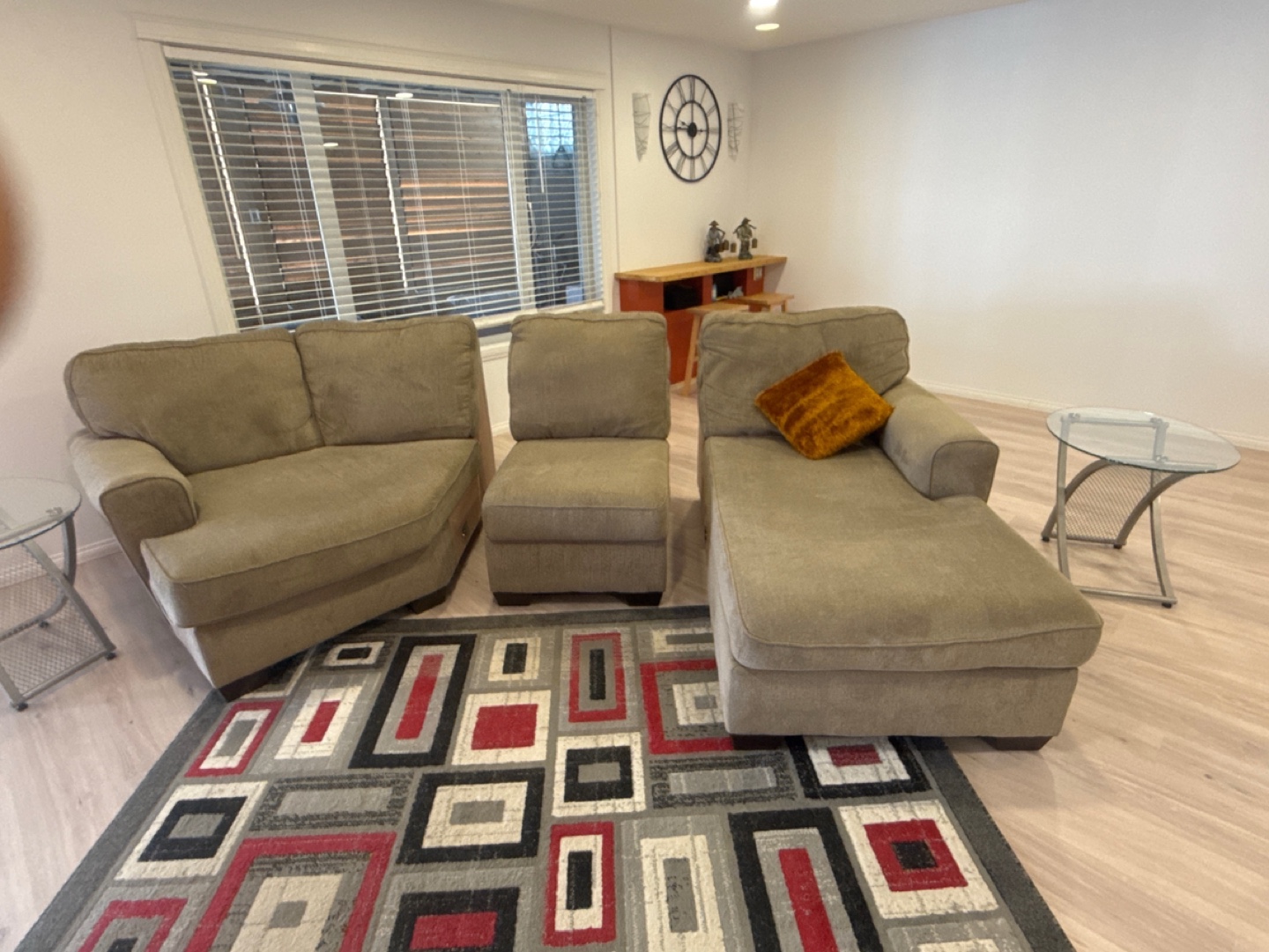 Loveseat/3 piece Sectional couch –Ashley furniture - photo 2