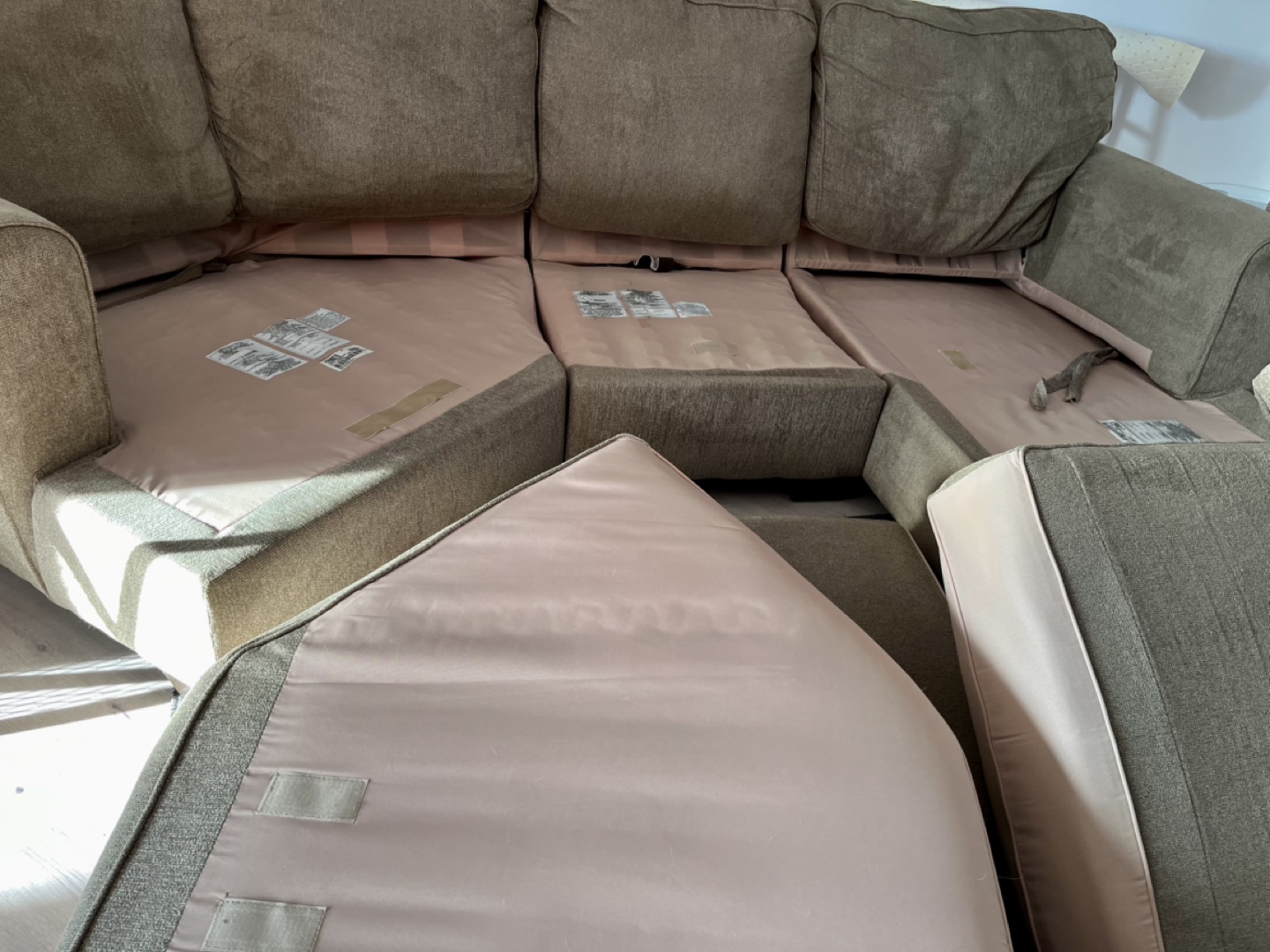 Loveseat/3 piece Sectional couch –Ashley furniture - photo 5