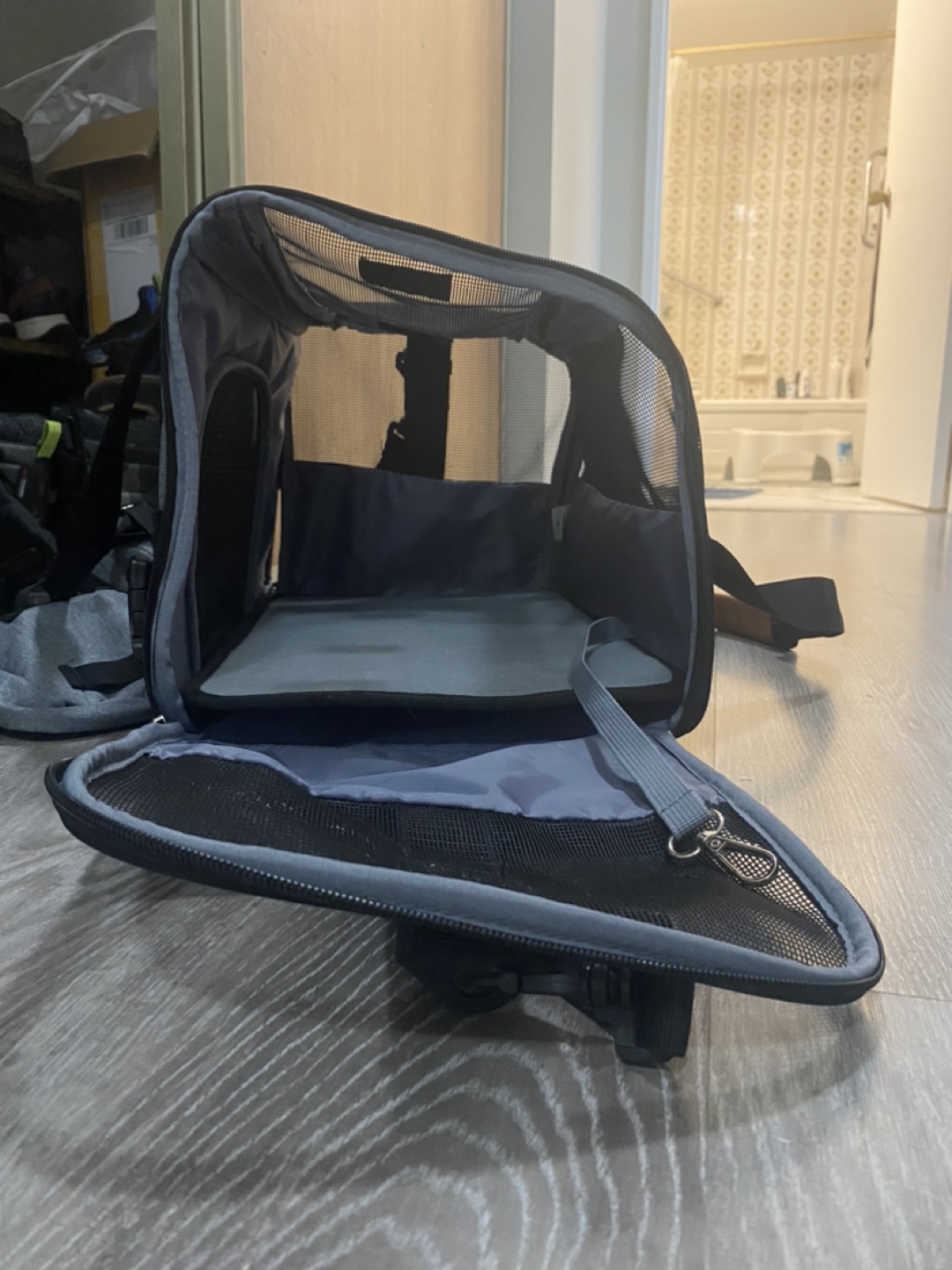 Pet Carrier Backpack with Removable Bowls - photo 3