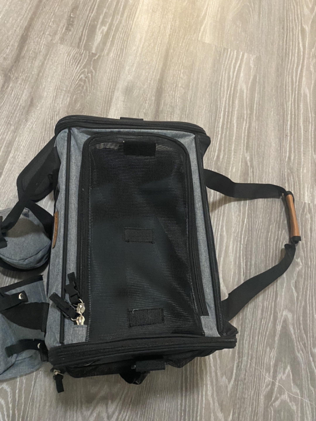 Pet Carrier Backpack with Removable Bowls