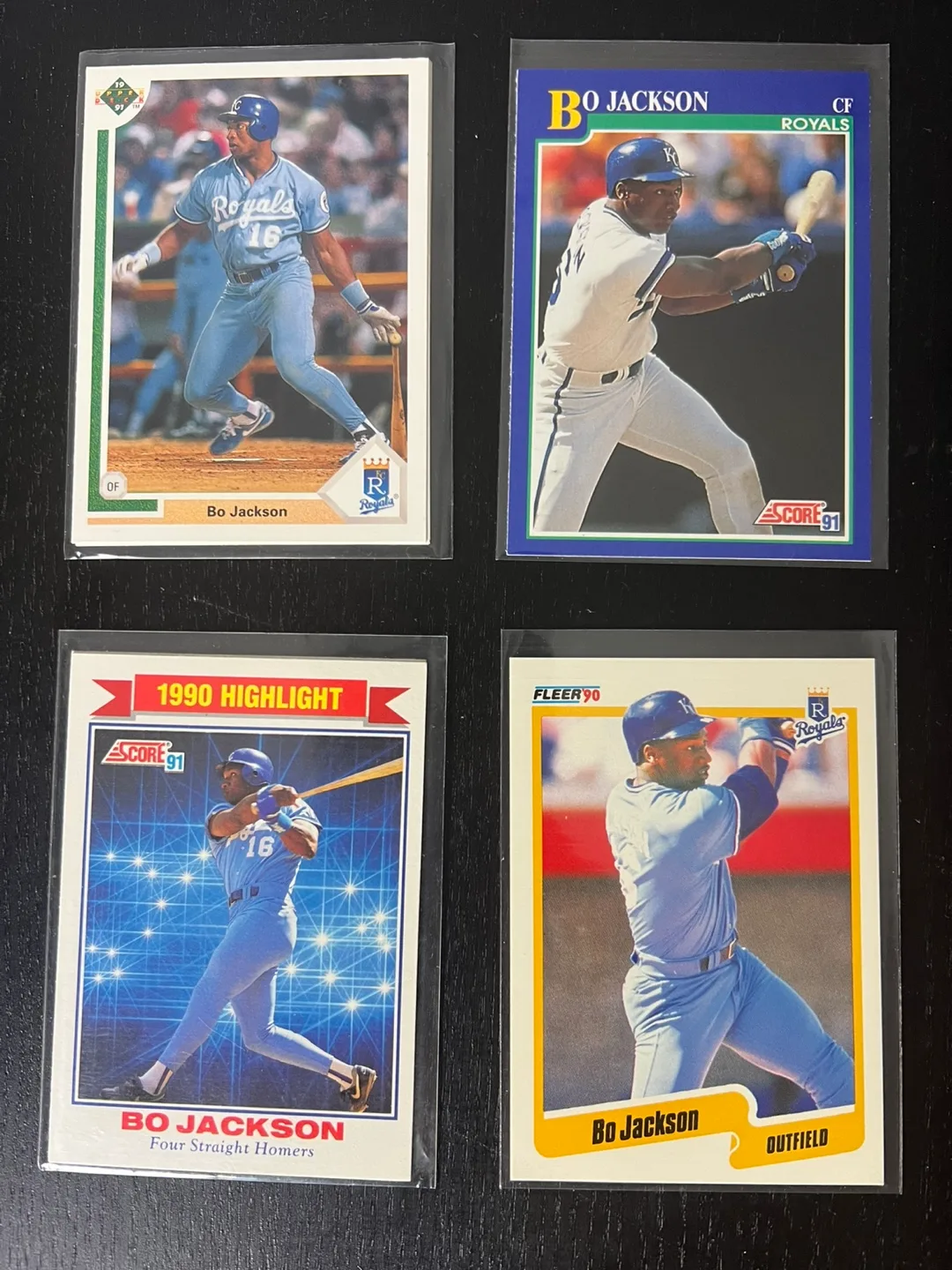 Bo Jackson Baseball - Football Card Lot thumbnail