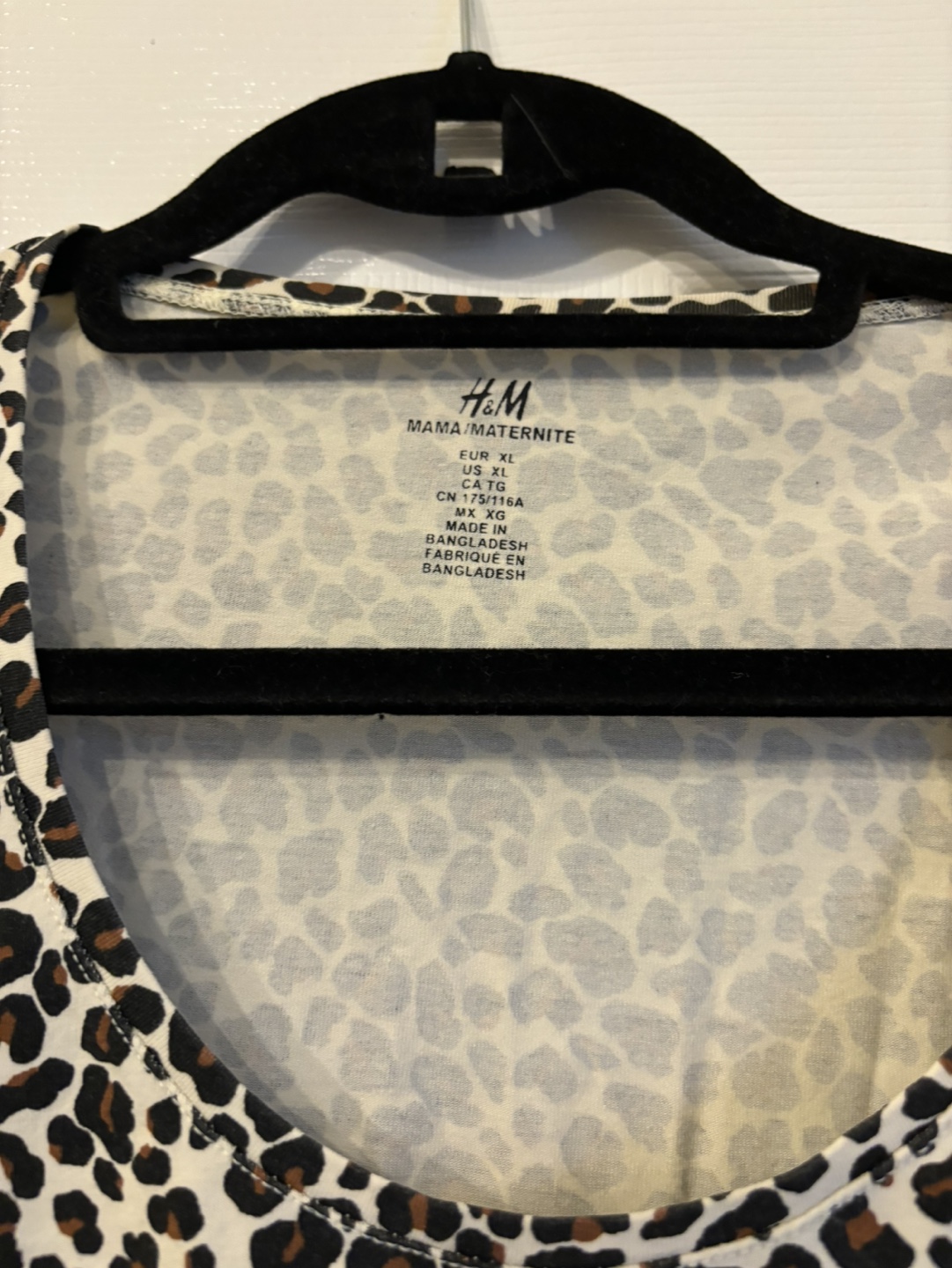 H&M Maternity Leopard Print T-Shirt - photo 2