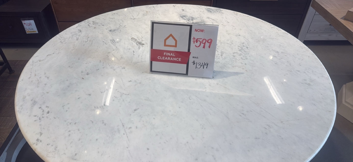 Round Marble Dining Table
