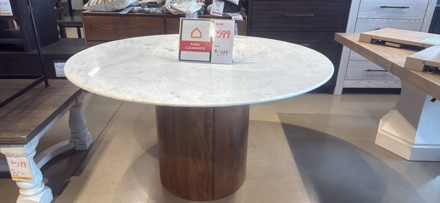 Round Marble Dining Table - photo 3