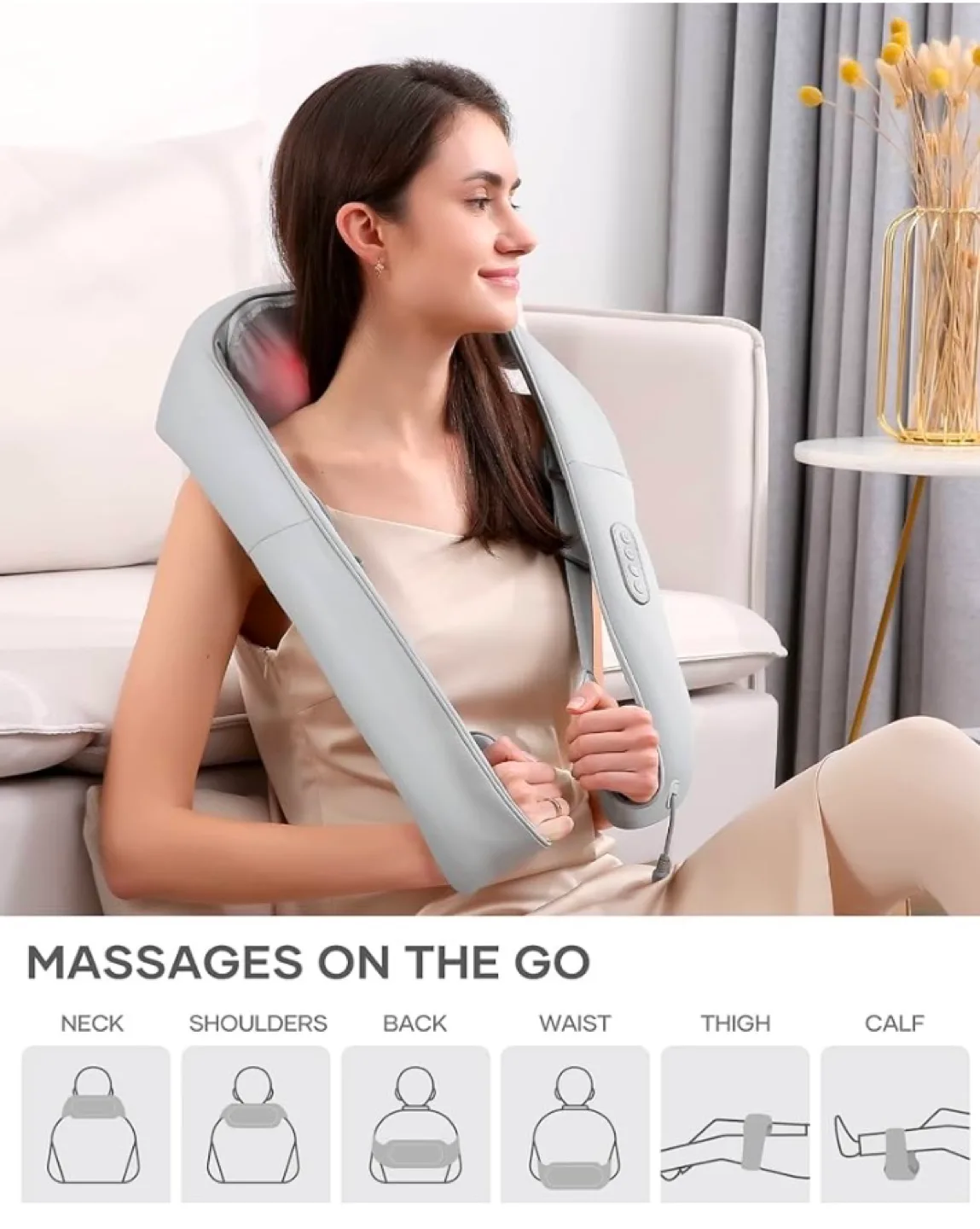 Shiatsu Electric Massager with bag image indicator(7)