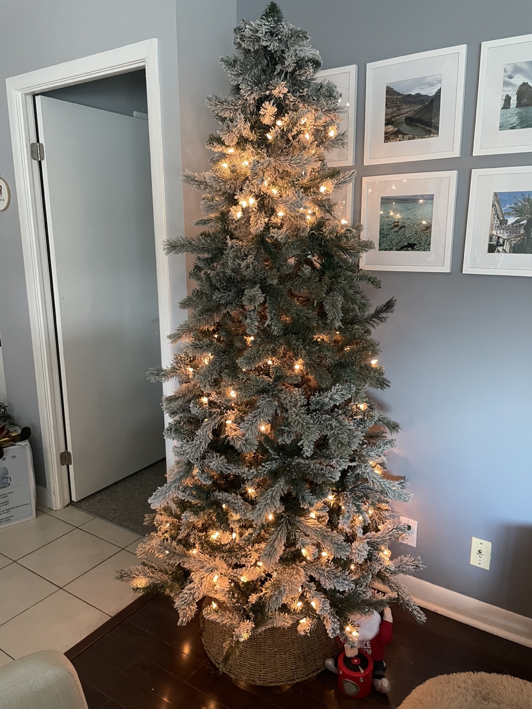 Pre-lit Christmas tree for sale
