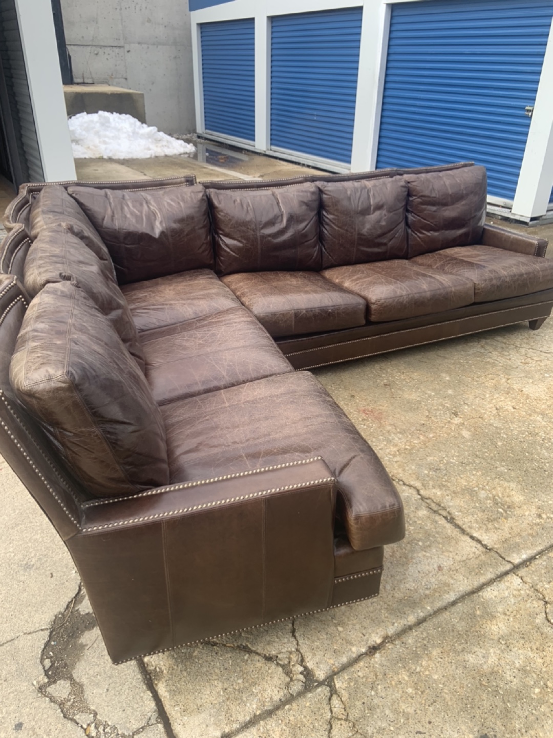 Leather Sectional Sofa