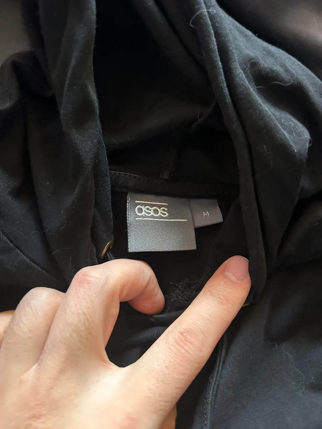 Black ASOS Hoodie image indicator(2)