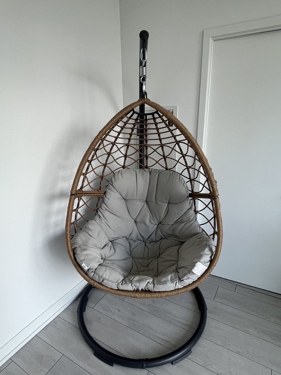 Hanging Egg Chair with Stand (Canvas)