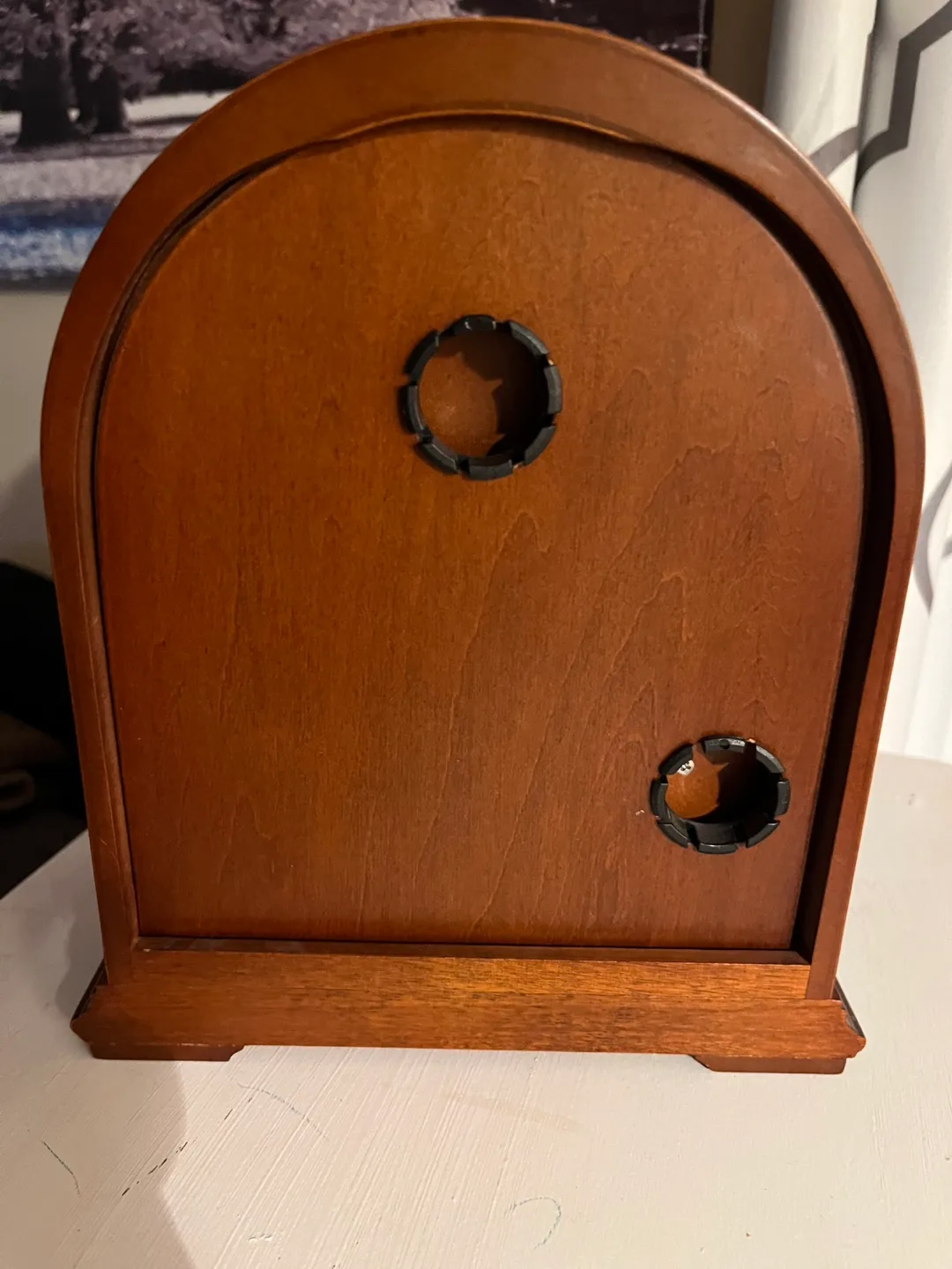 SEIKO Analog Wooden Mantel Clock image indicator(4)