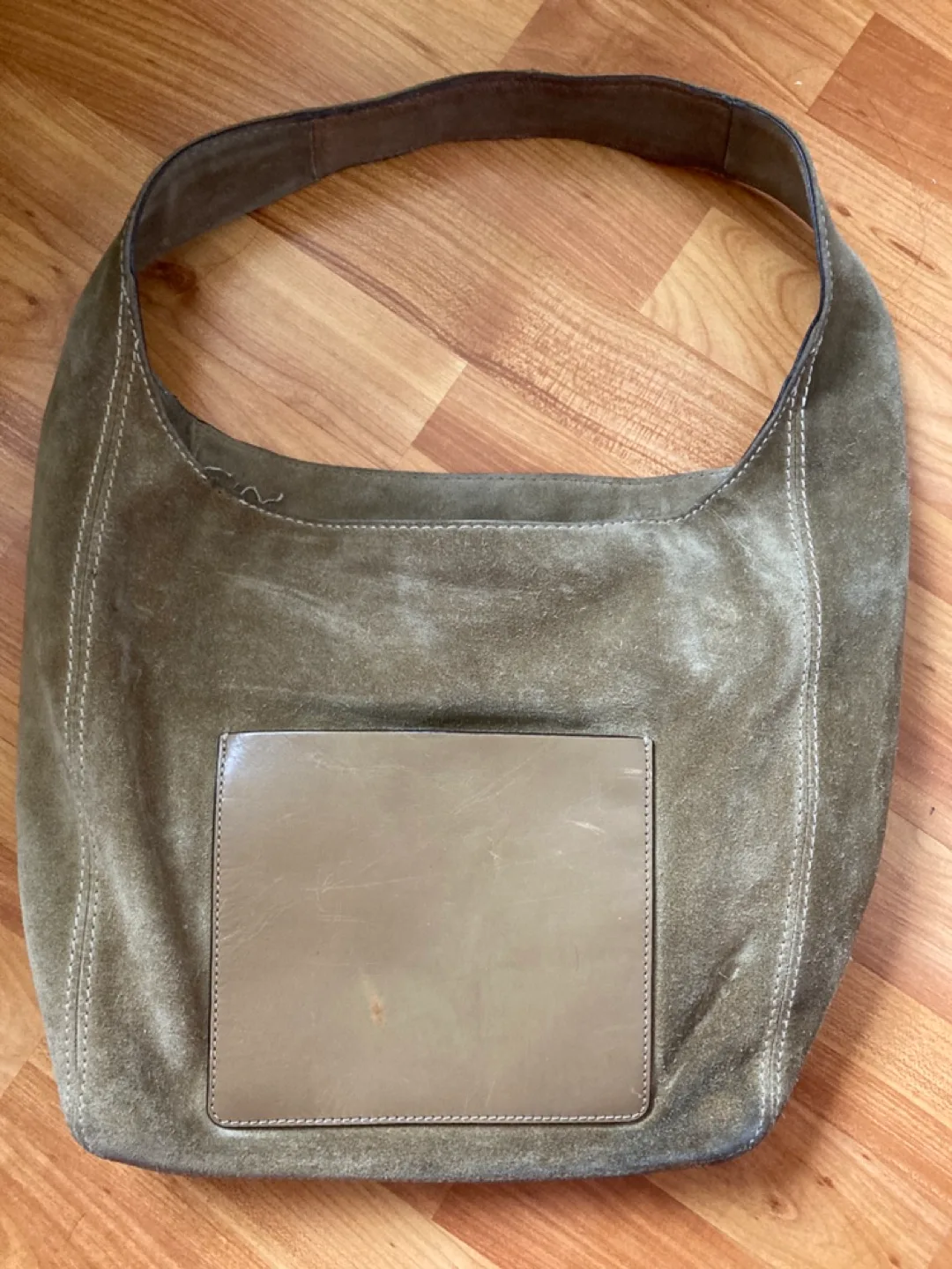 Michael Kors real leather Suede Shoulder Bag image indicator(4)