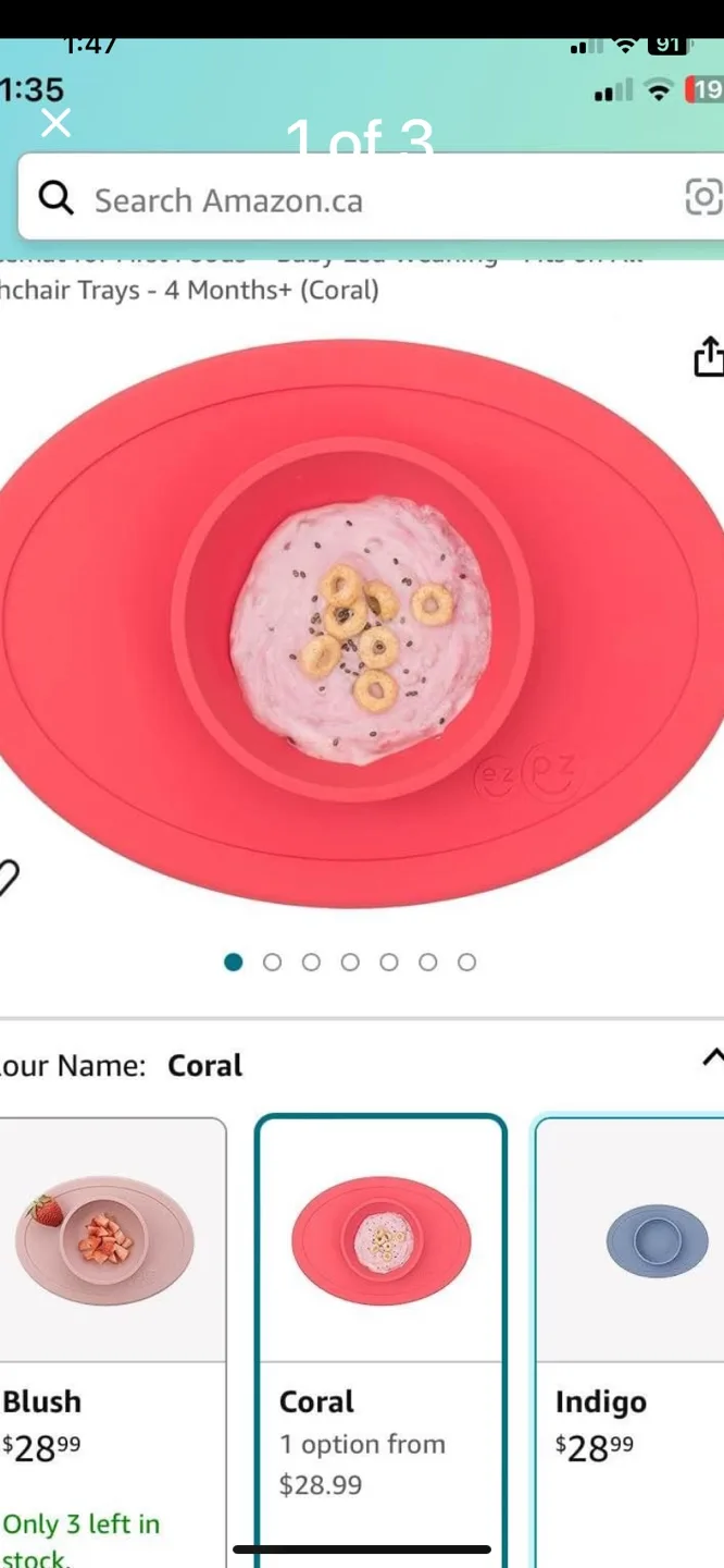 Silicone Baby Bib and Plate Set image indicator(2)