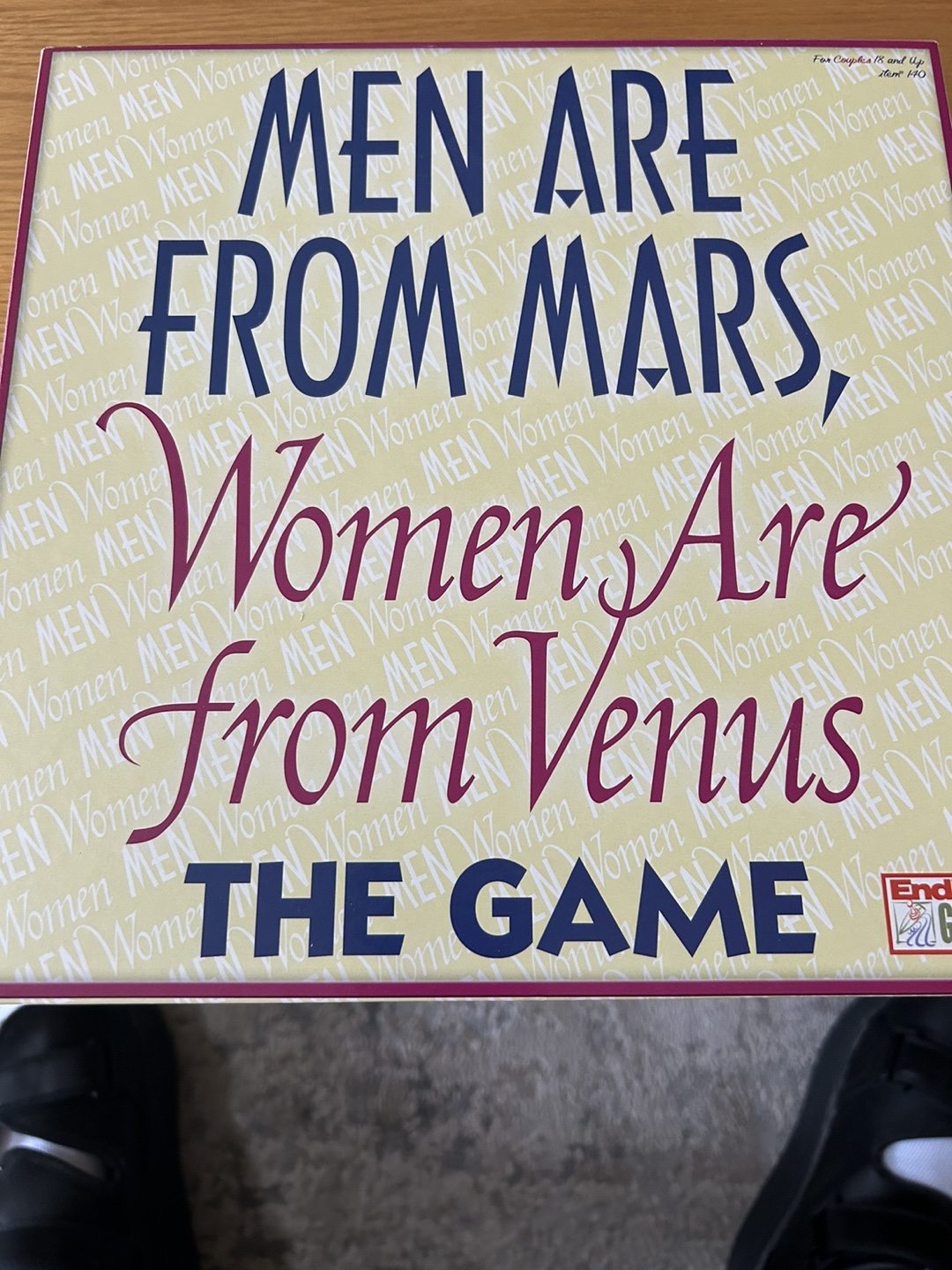 Men Are From Mars, Women Are From Venus Board Game