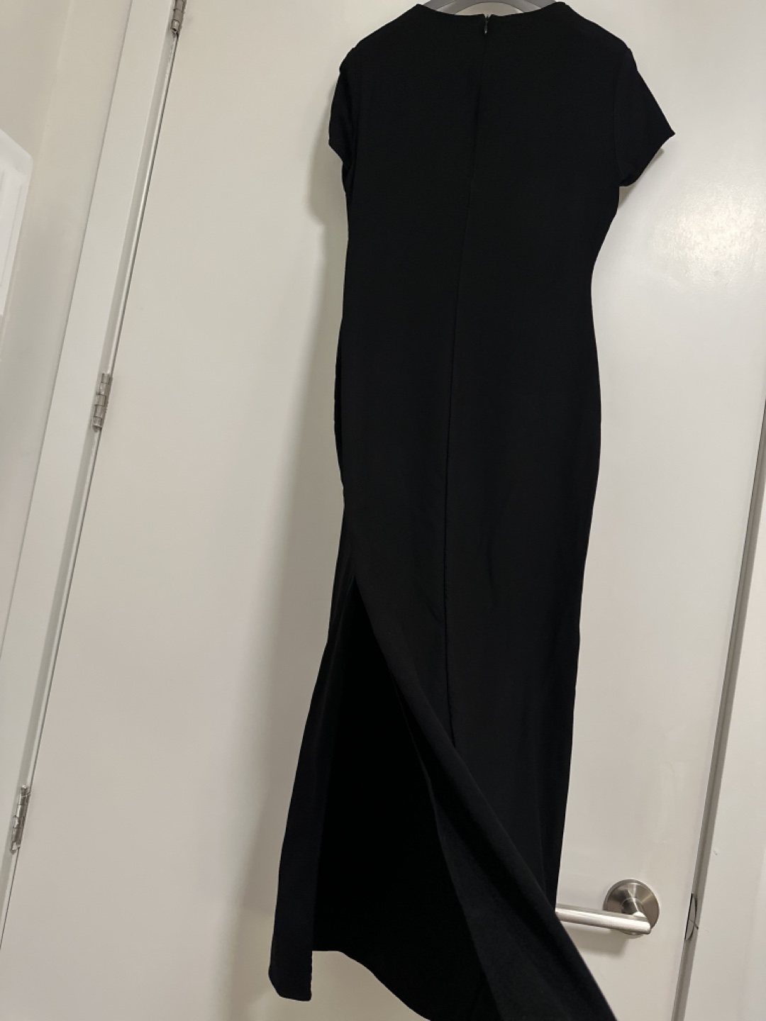 Massimo Dutti Mass Black Maxi Dress with Slit - photo 5