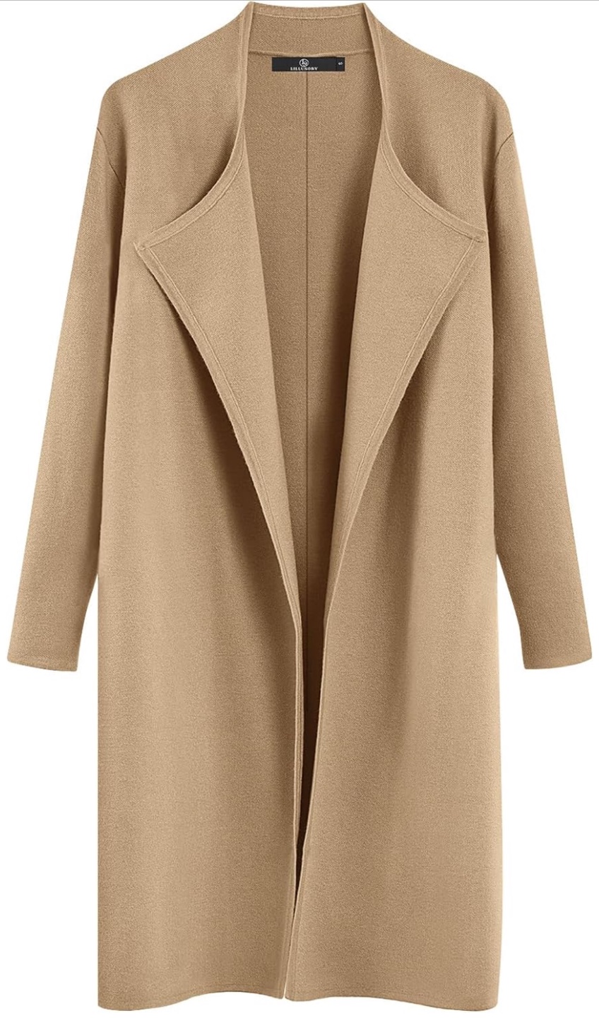 NEW! CLASSY OPEN FRONT KNIT COAT - photo 5