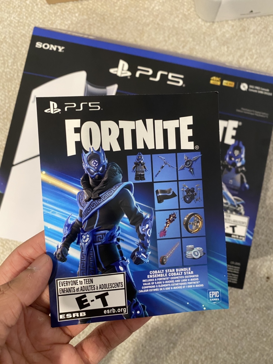 PS5 Fortnite Cobalt Star Bundle