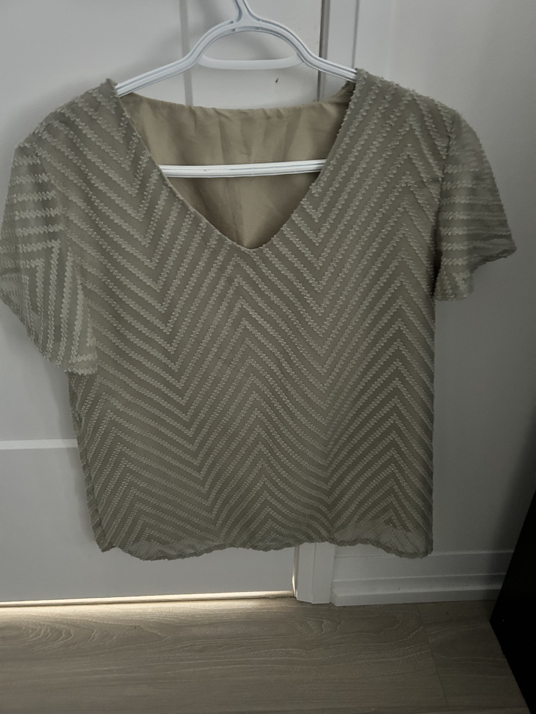 Green Sequin blouse