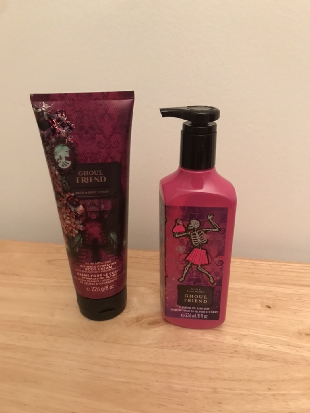 Bath & Body Works lotion and hand soap set