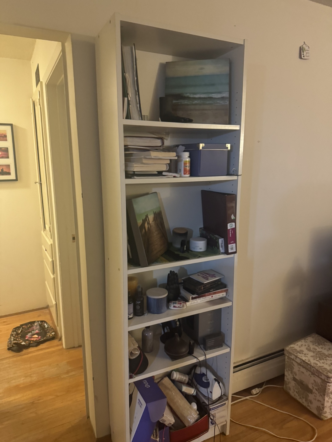 White Bookshelf