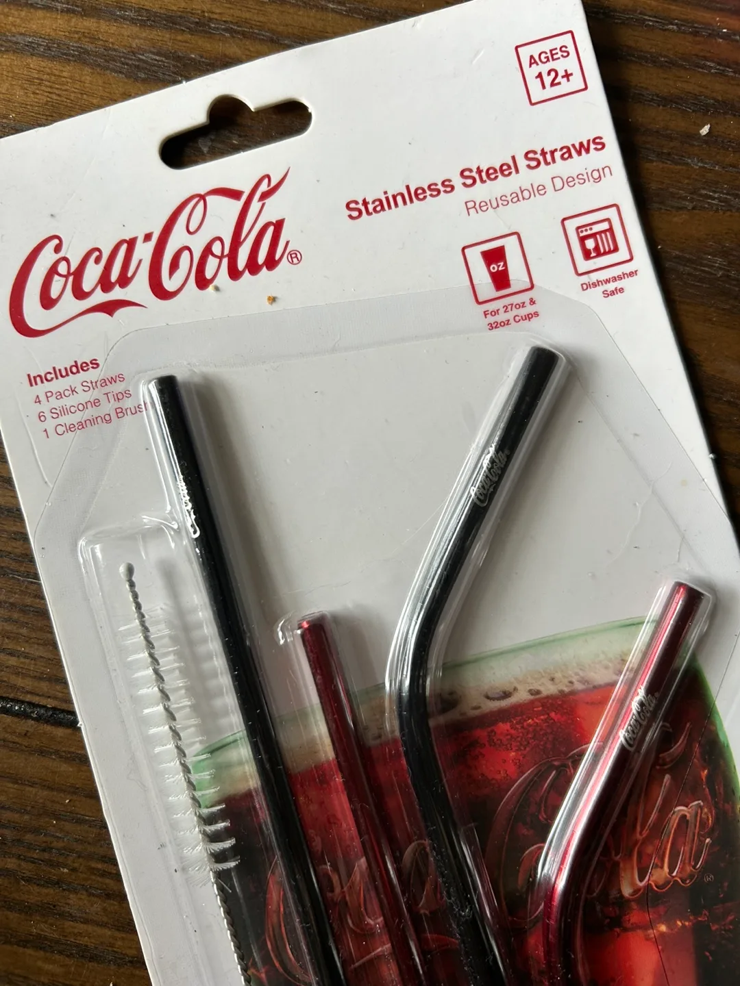 Coca-Cola Stainless Steel Straws image indicator(2)