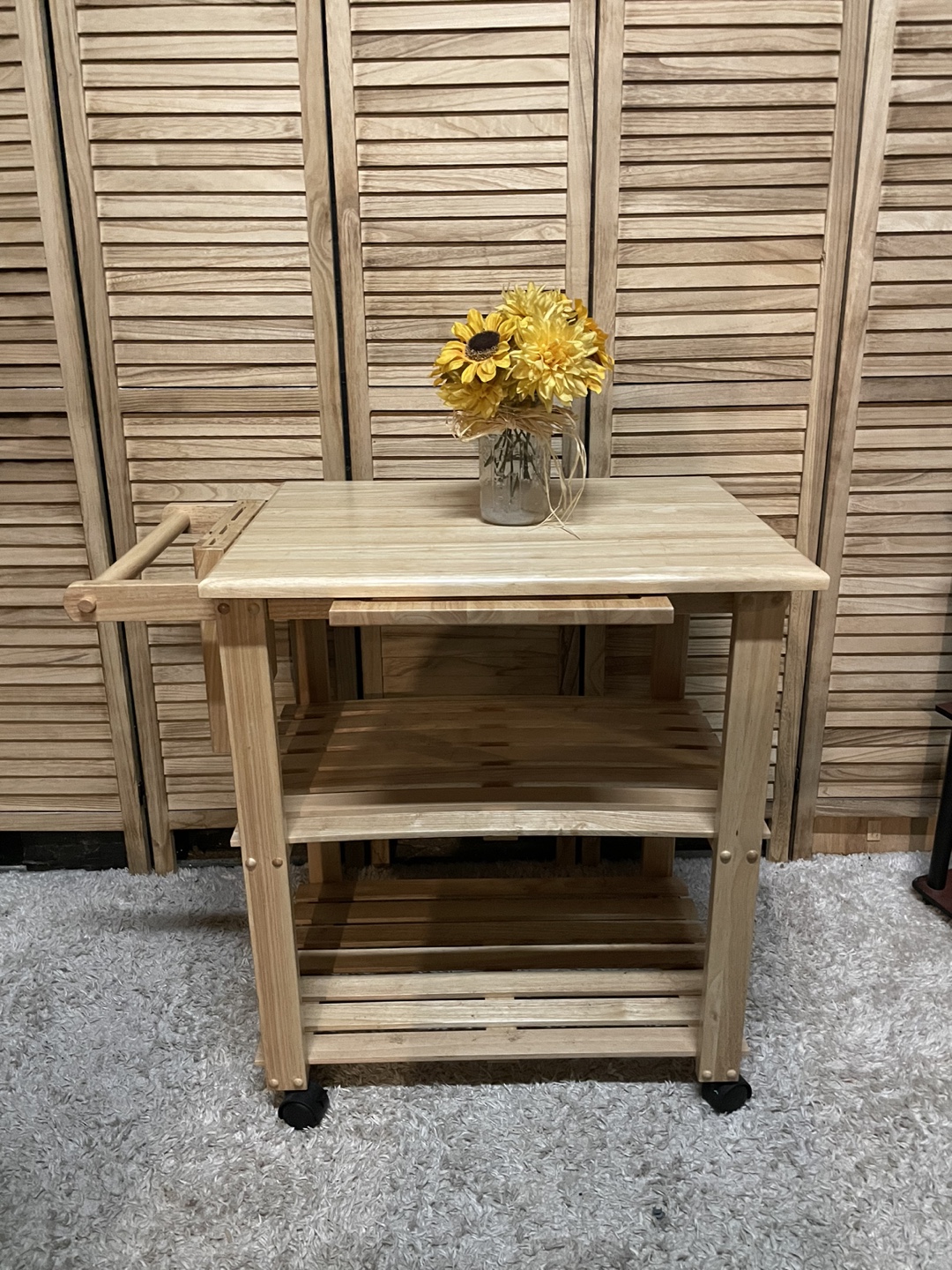 Kitchen Cart with Cutting Board