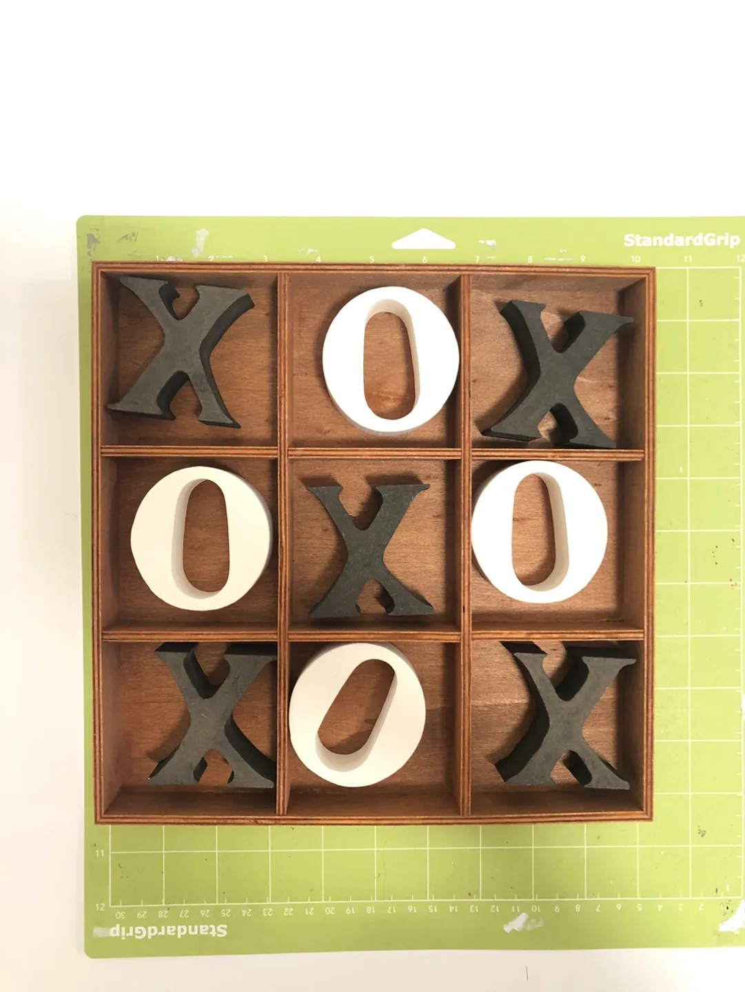 wooden Tic Tac Toe XOXO Home Decor Fun Game Gift #ThriftyPicks image indicator(3)
