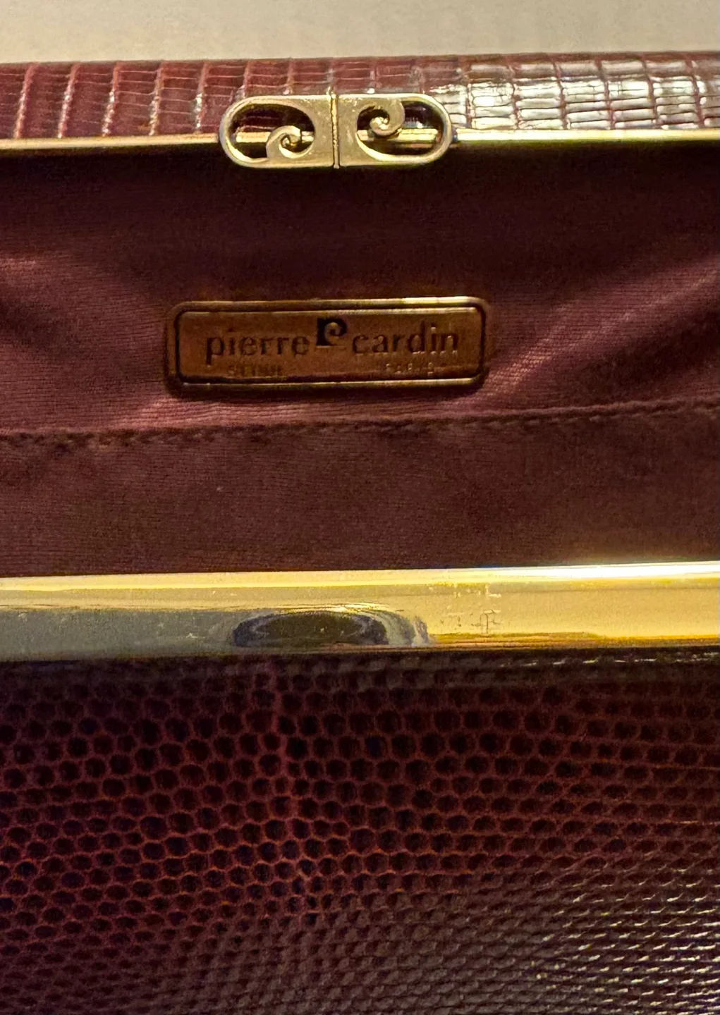 Pierre Cardin Red Clutch image indicator(3)