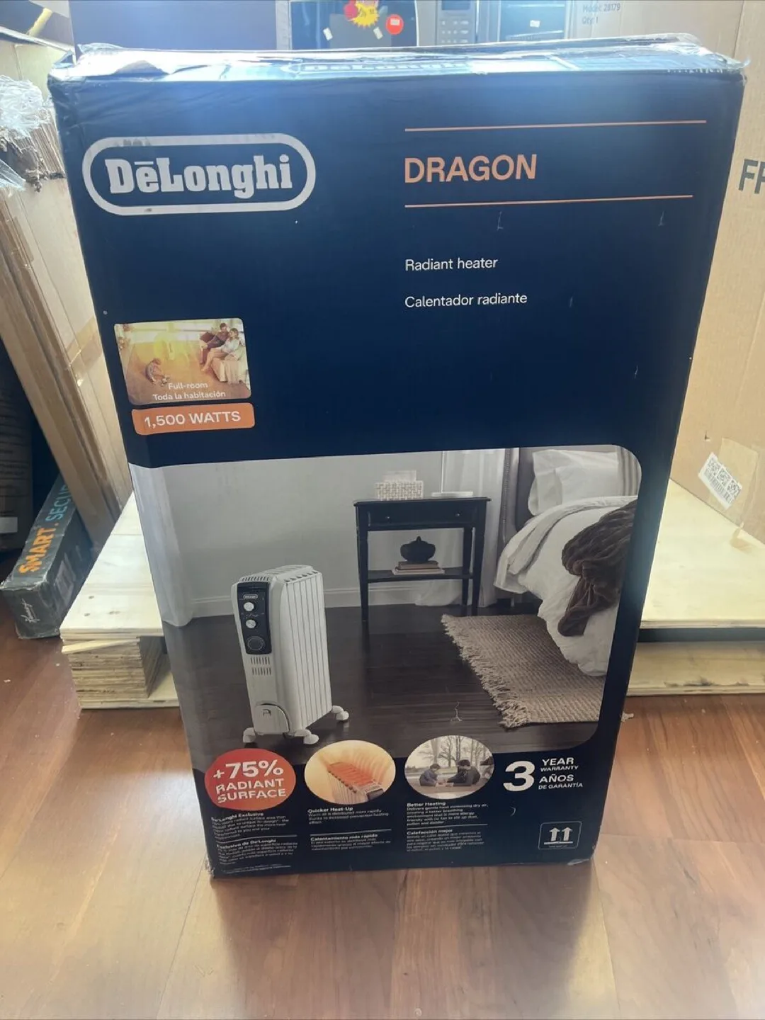 De'Longhi Dragon Full Room Radiant Heater image indicator(4)