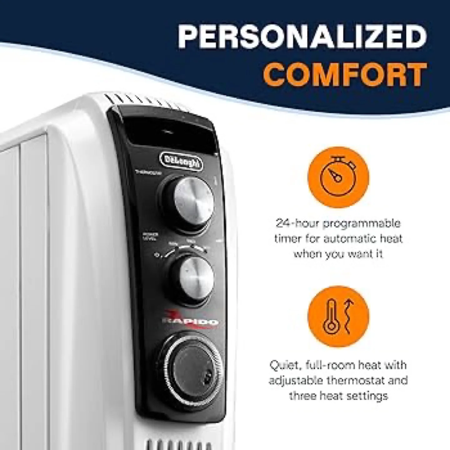 De'Longhi Dragon Full Room Radiant Heater image indicator(7)