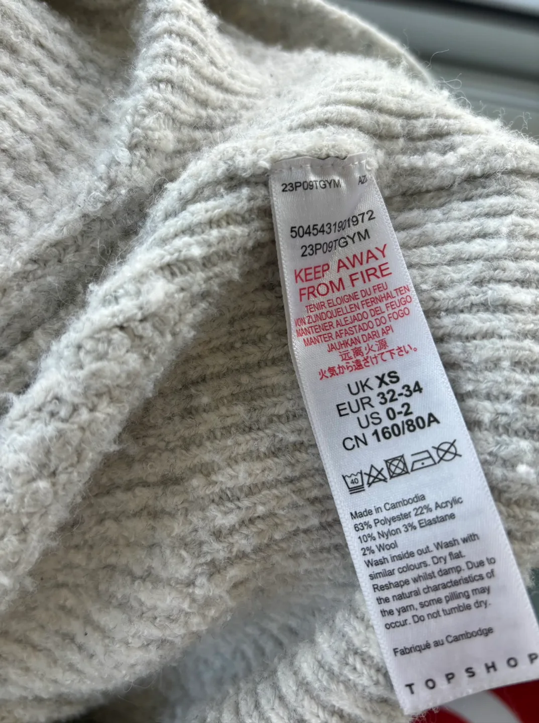 Grey TOPSHOP Cardigan #ThriftyPicks image indicator(3)