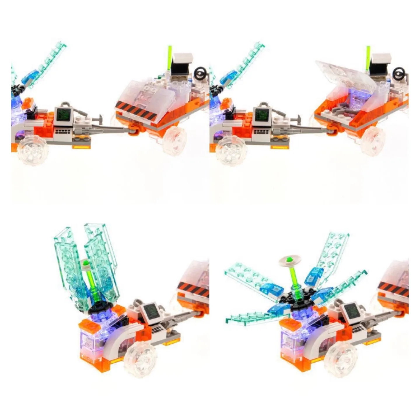 Laser Pegs Mars Explorer Light Up Building Kit (180 pieces) image indicator(6)