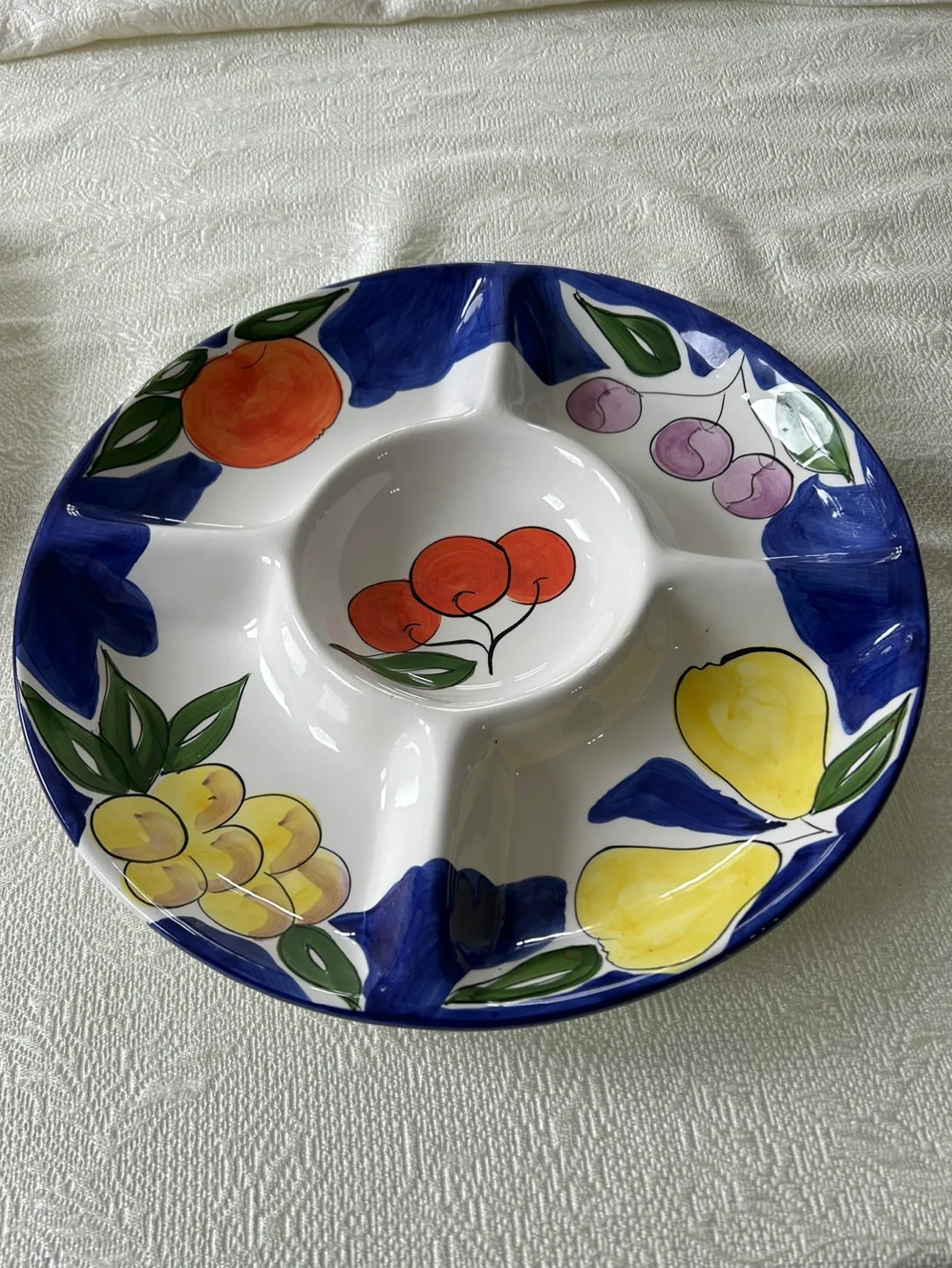 Fruit Serving Platter and Dip Dish image indicator(3)