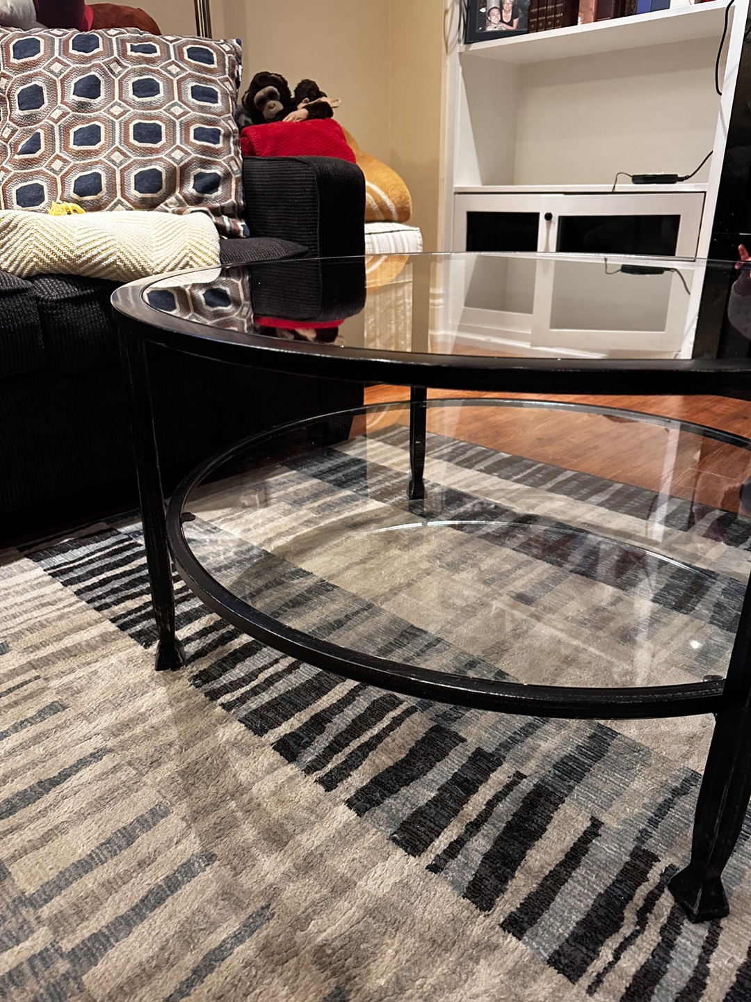 Glass Top Coffee Table - photo 2