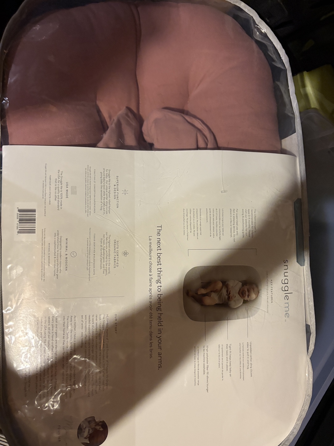 Snuggle Me Organic Infant Lounger