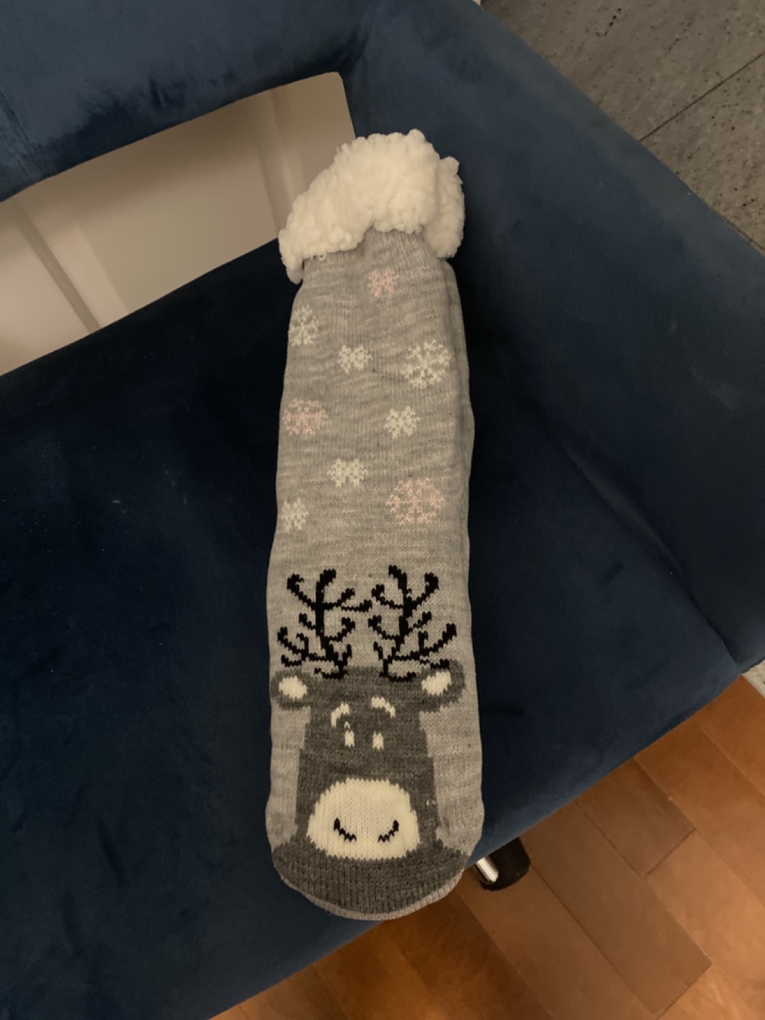 #ThriftyPicks Reindeer Slipper Socks