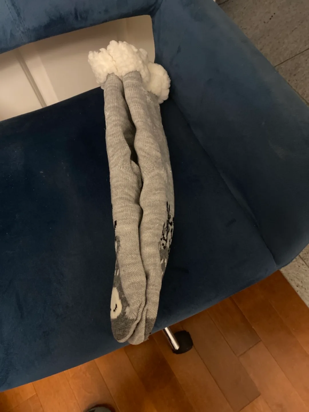 #ThriftyPicks Reindeer Slipper Socks image indicator(2)