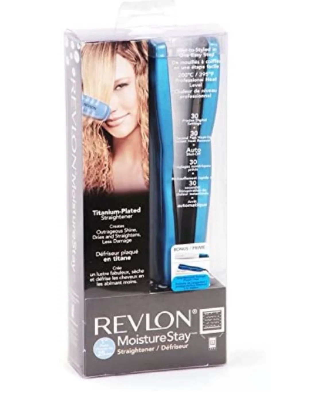 Revlon 1” Titanium-Plated Wet-to-Dry MoistureStay Straightener image indicator(3)