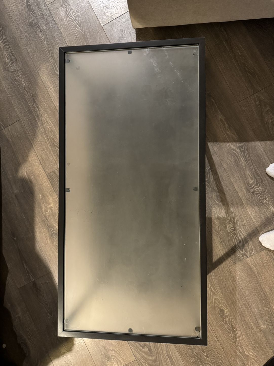 Black Glass Coffee Table - photo 5