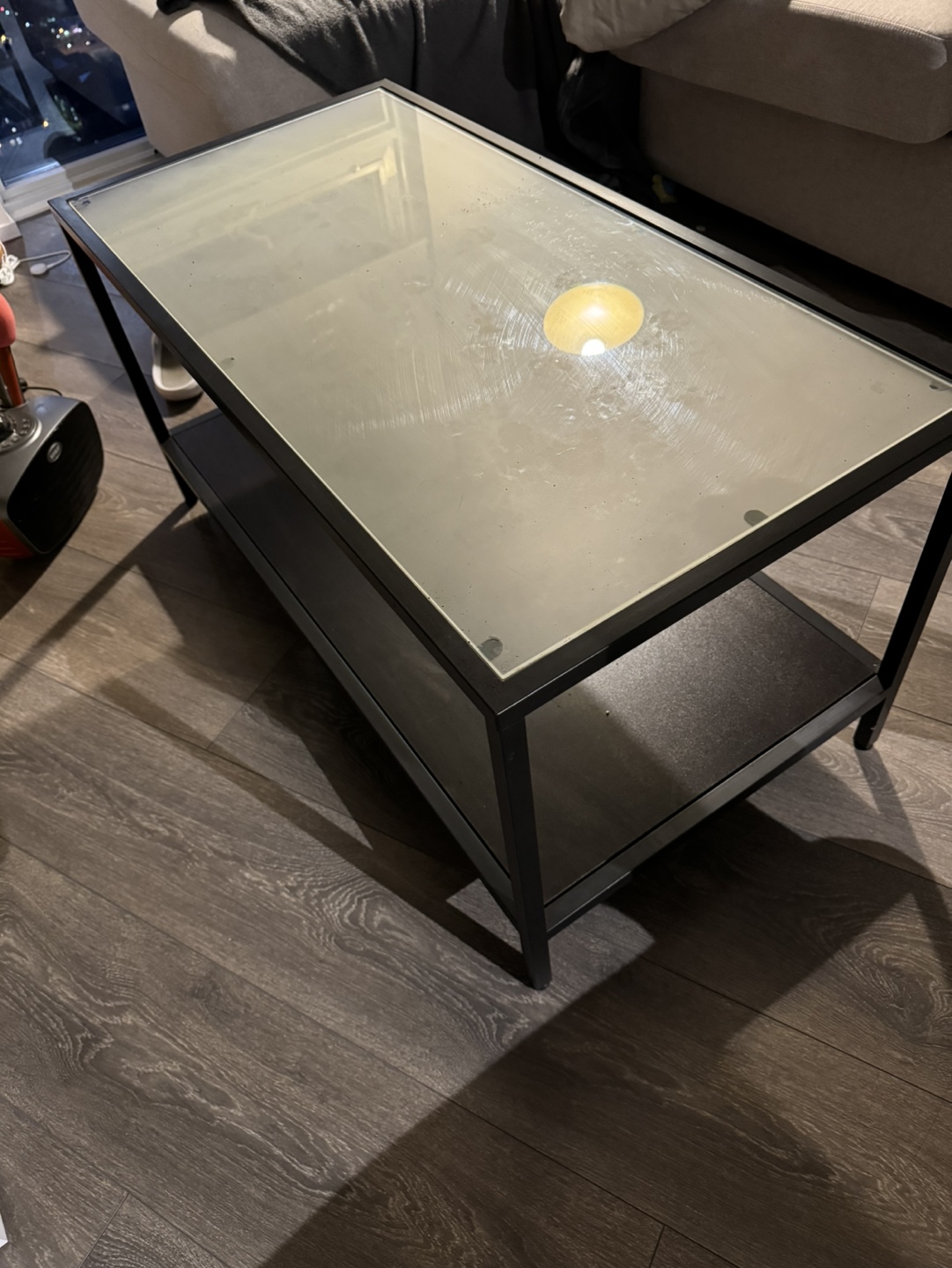 Black Glass Coffee Table - photo 4