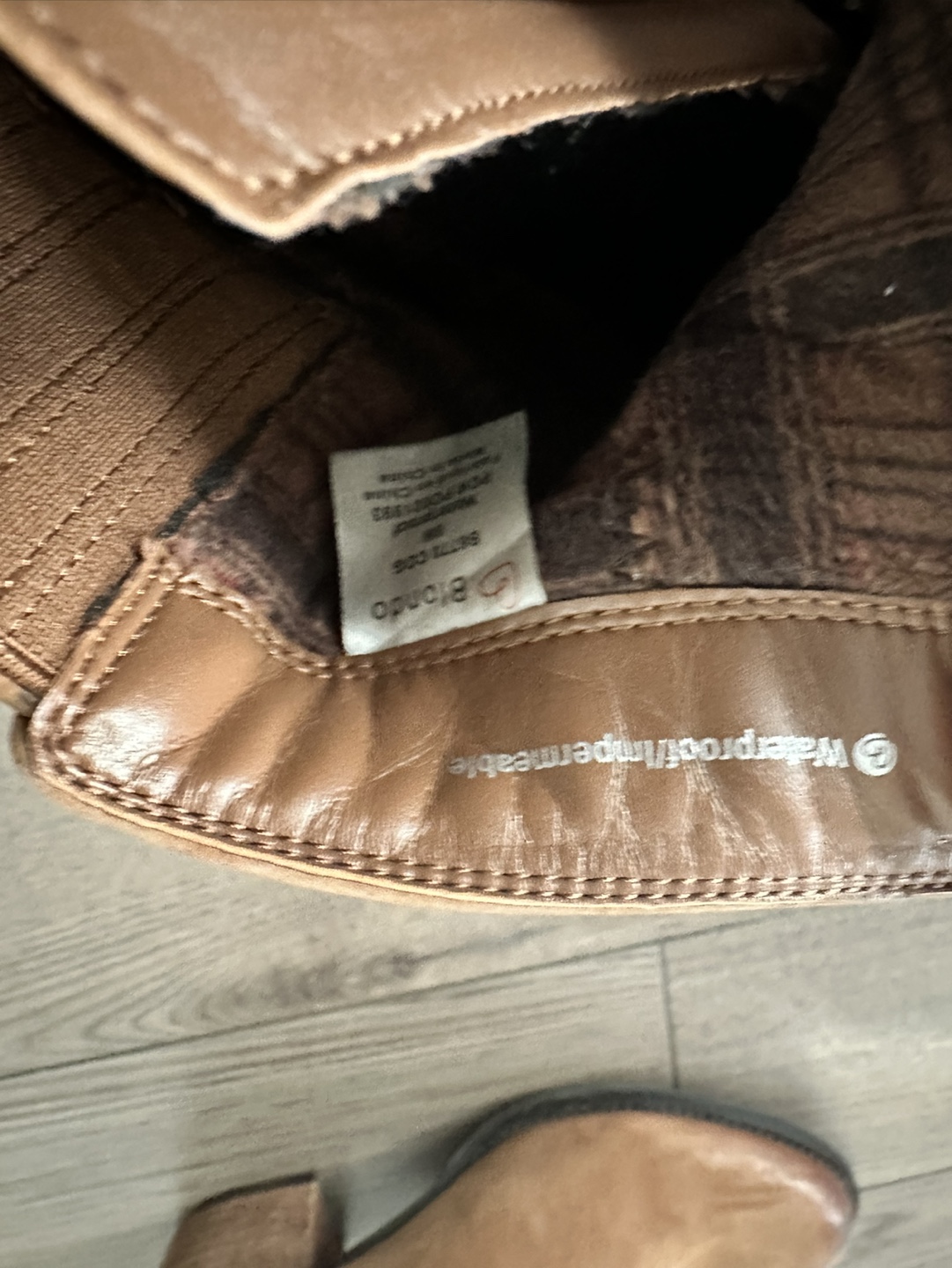 Brown Waterproof Leather Ankle Boots - photo 4