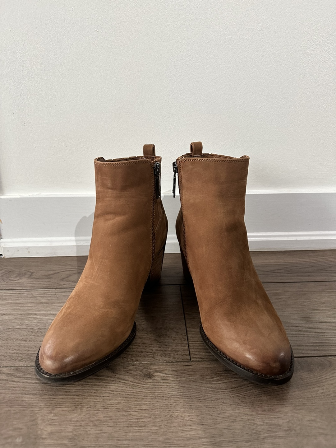 Brown Waterproof Leather Ankle Boots - photo 2