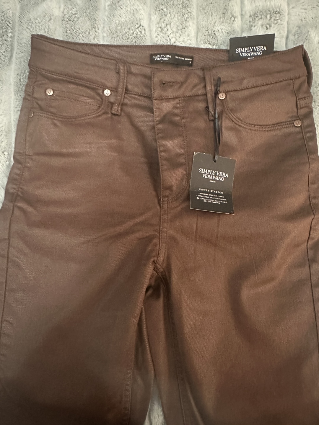 Simply Vera Wang Power Stretch High Rise Skinny Jeans - photo 3