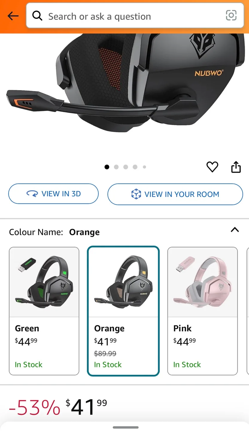 NUBWO G06 Wireless Gaming Headset image indicator(3)