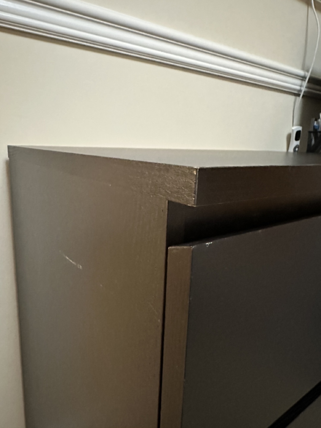 IKEA MALM BLACK 3-drawer dresser - photo 4
