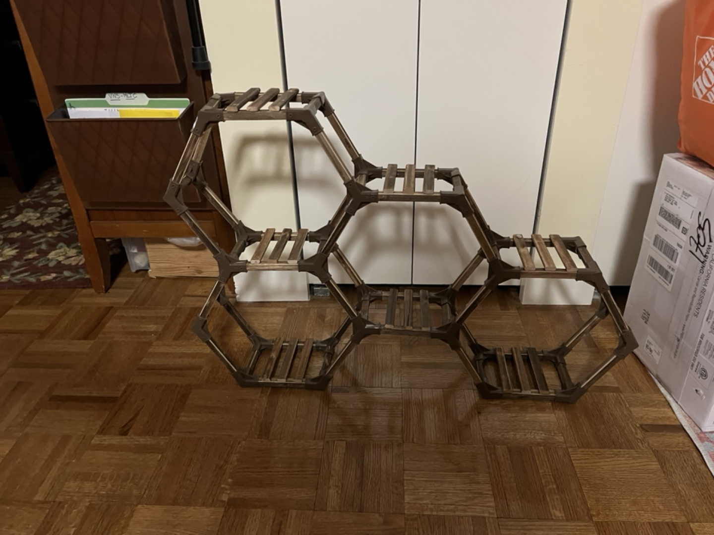 Wooden plant stand