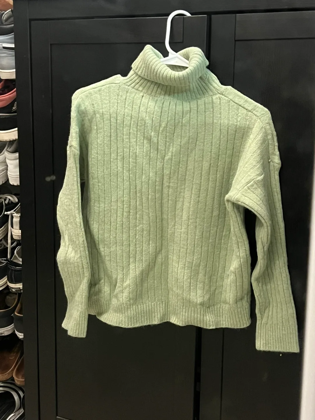 Green Turtleneck Sweater thumbnail