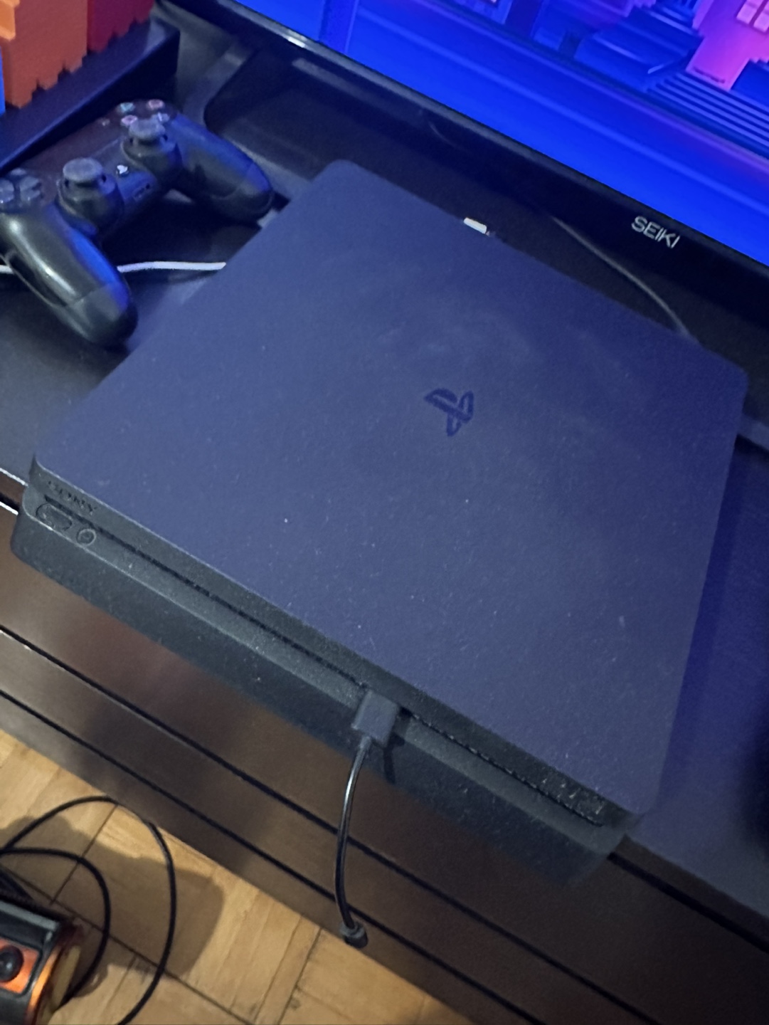 PS4 Console with Two Controllers