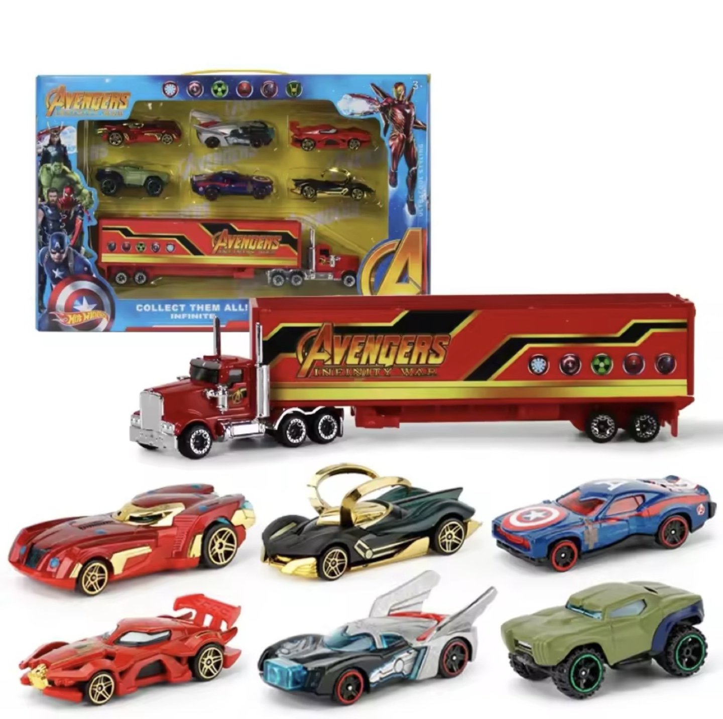 Avengers Infinity War Hot Wheels Die-Cast Vehicle Set