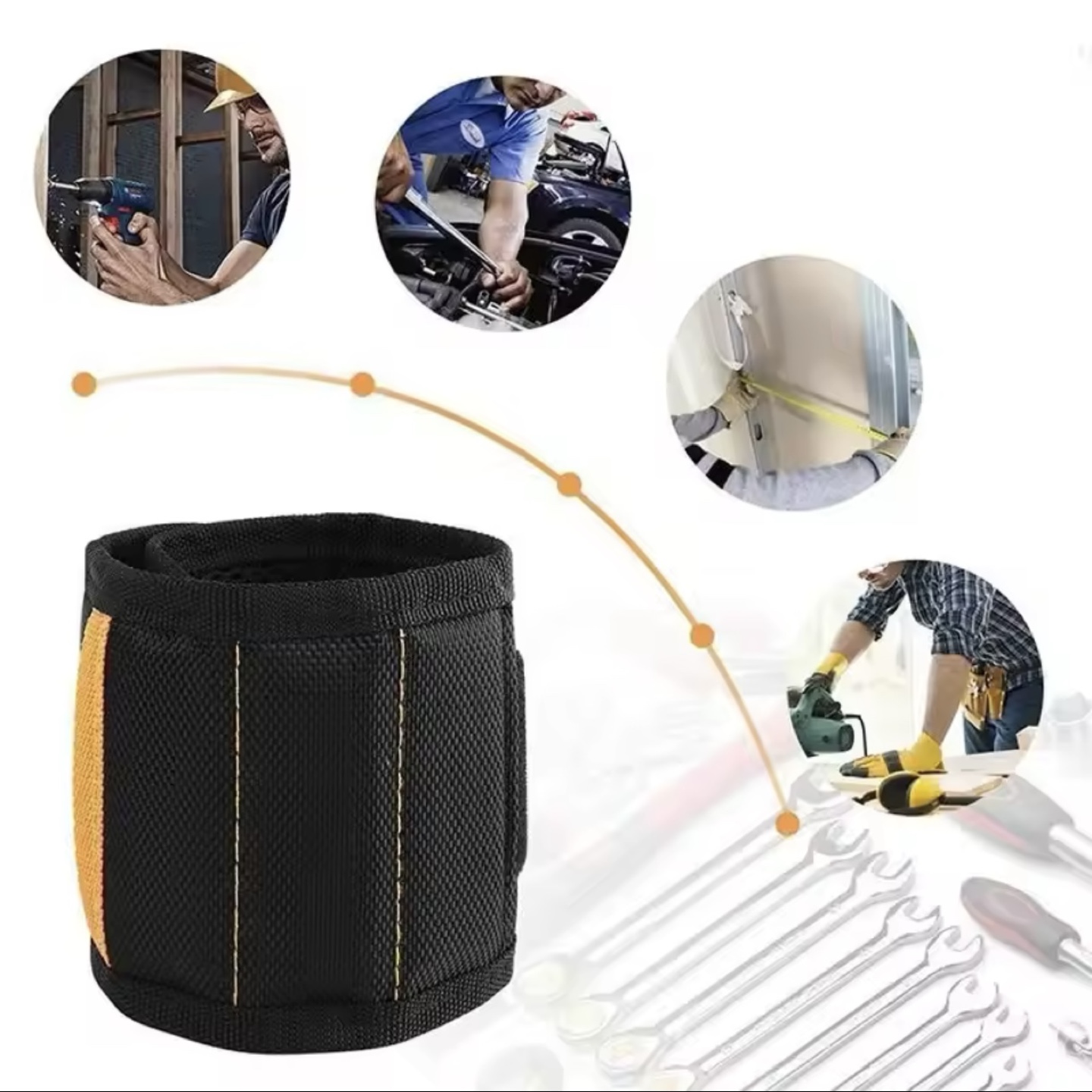 Magnetic Wristband Toolkit Belt - photo 4