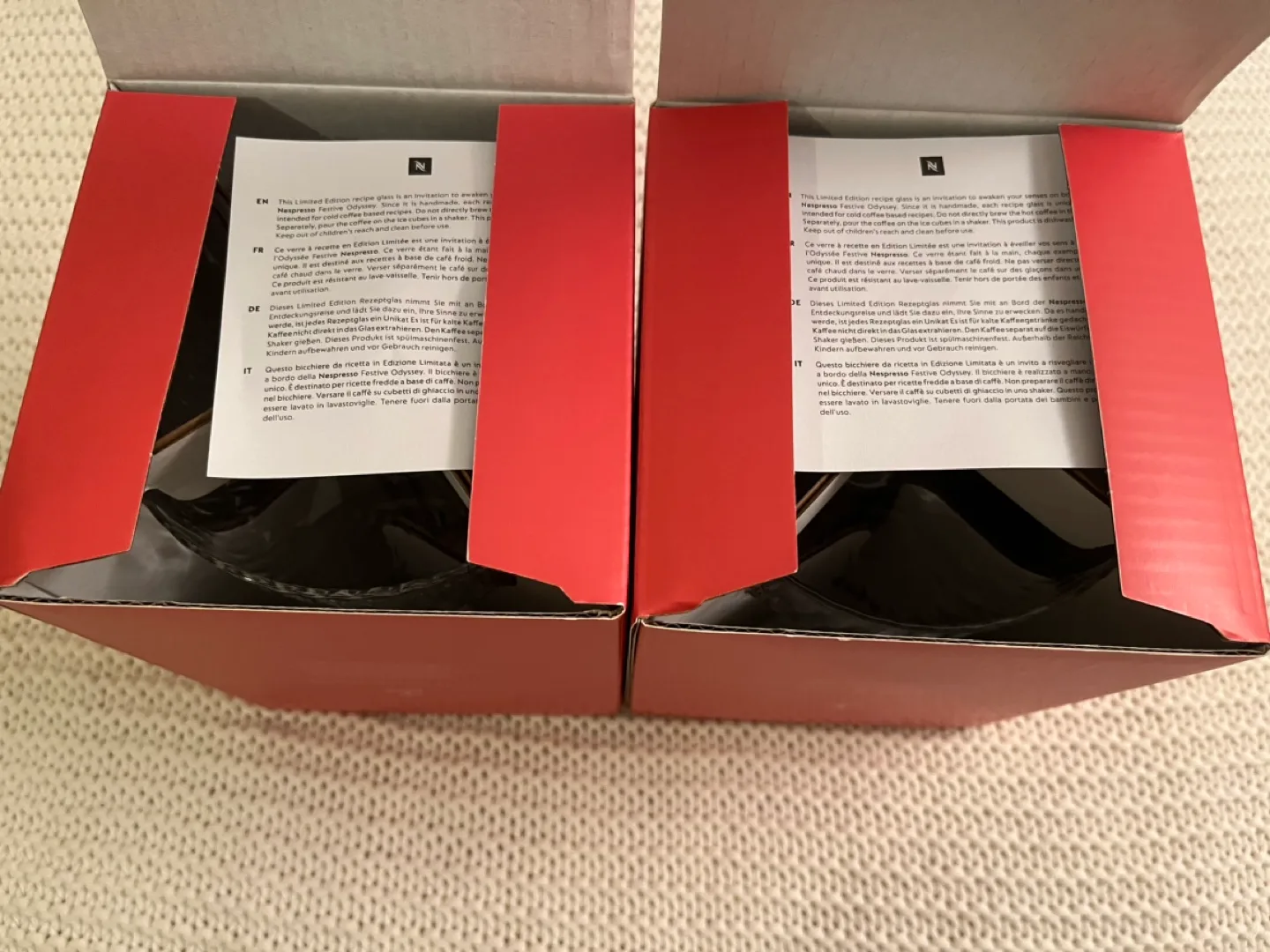 Nespresso - 2 Barista Cocktail Glasses - Brand new image indicator(2)